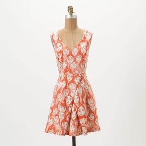 ANTHROPOLOGIE - *RARE* POKER FACES DRESS (SIZE 4)